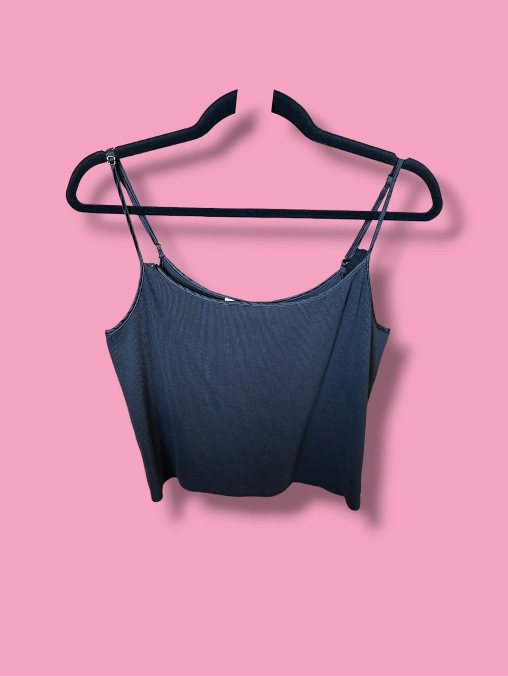 Victoria's Secret Black Adjustable Spaghetti Strap Camisole